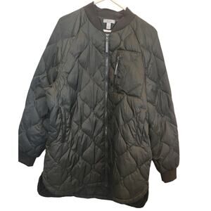 FLX Women's puffer‎ jacket Size XL Hunter Green